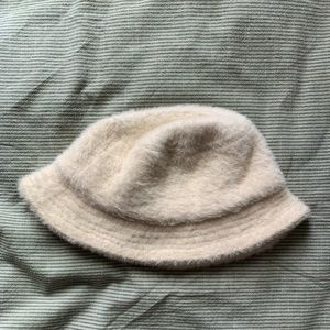 asos design fluffy bucket hat